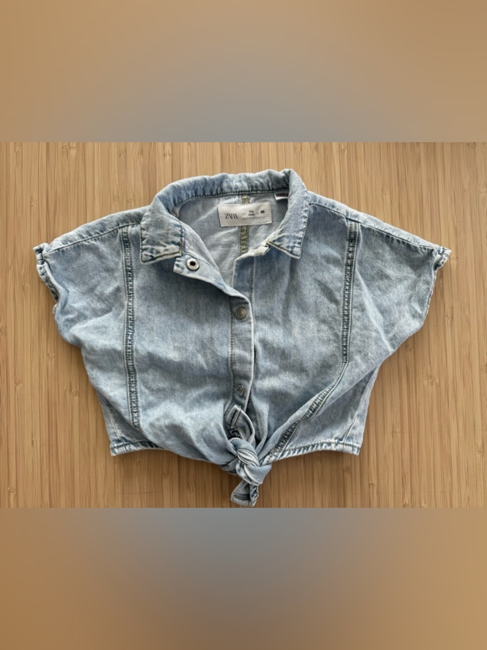 Zara baby/ toddler girl 18 months denim top